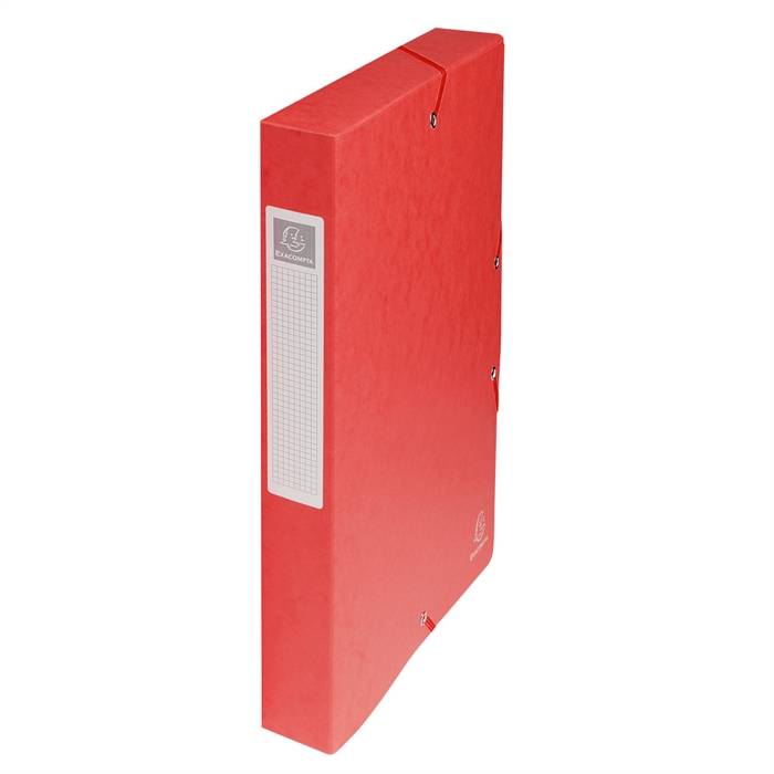 Heftbox Exabox DIN A4 40mm Karton rot - Artikel: 128009430-0