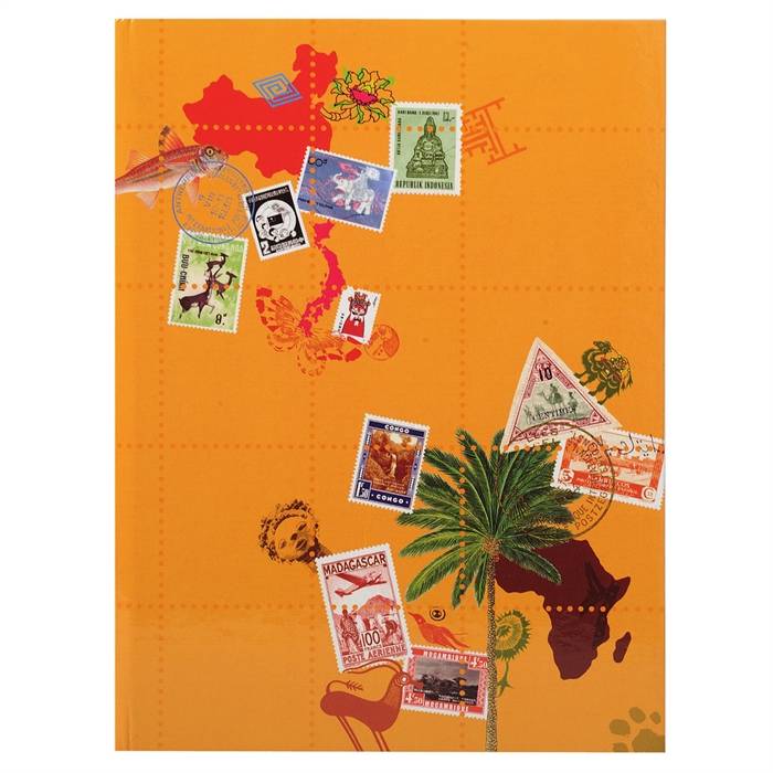 Briefmarken Einsteckalbum Globe Trotter, 16 Seiten, 16,5x22,5cm-1