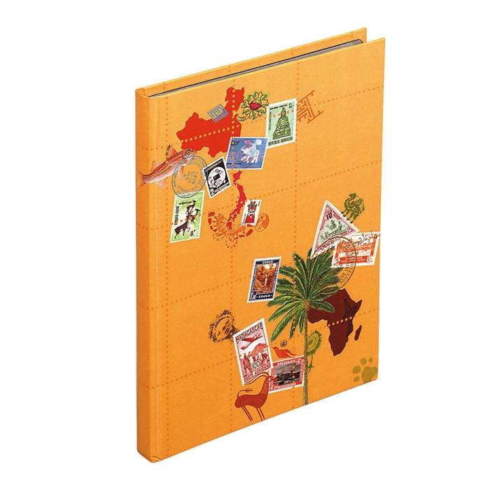 Briefmarken Einsteckalbum Globe Trotter, 16 Seiten, 16,5x22,5cm-2