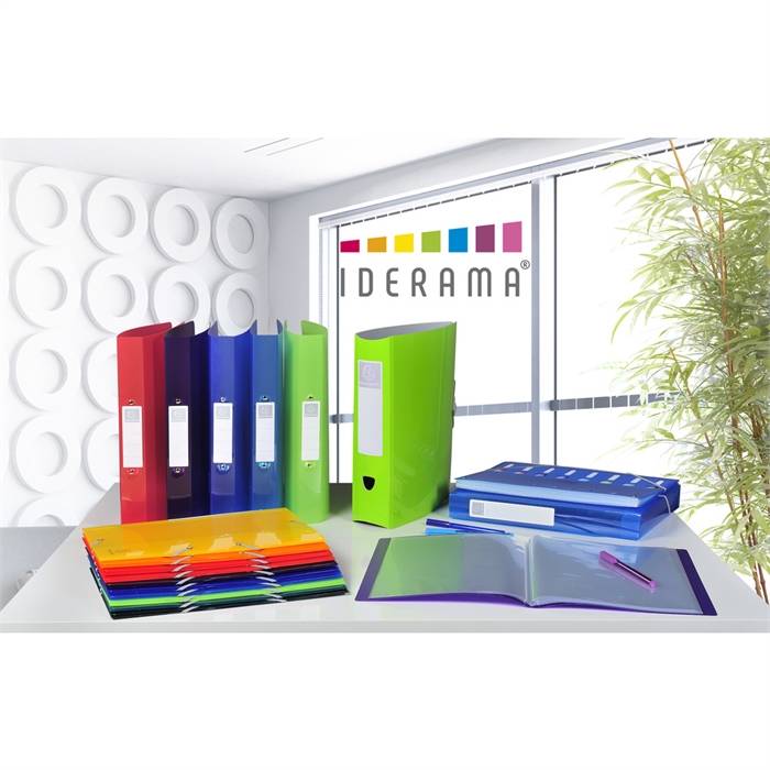 Sammelmappe Iderama PP 500Âµ mit 3 Klappen und Gummizug 23,5x12cm-3
