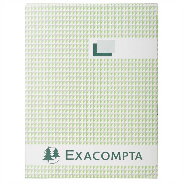 Kladde mit kaschiertem Leineneinband, DIN A4, 250 Blatt, 110g, kariert