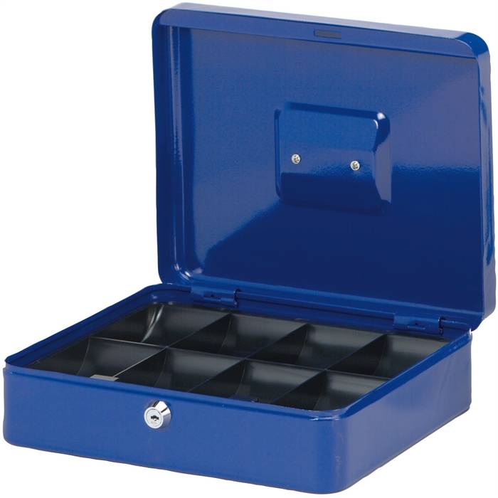 JAKOB MAUL - MAUL - Geldkassette - lackierter Stahl - Blau-1