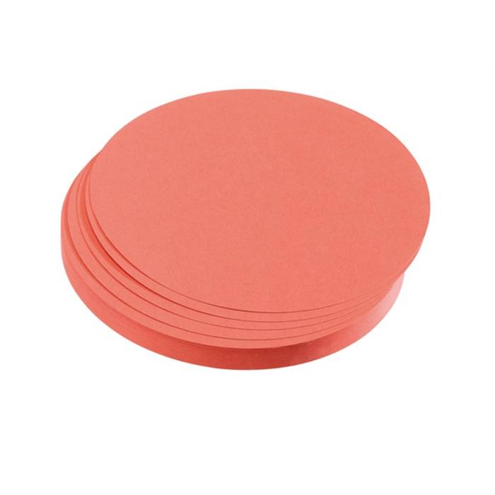 FRANKEN - Moderationskarte - Kreis - 19,5 cm Durchmesser - Rot (Packung mit 500)-0