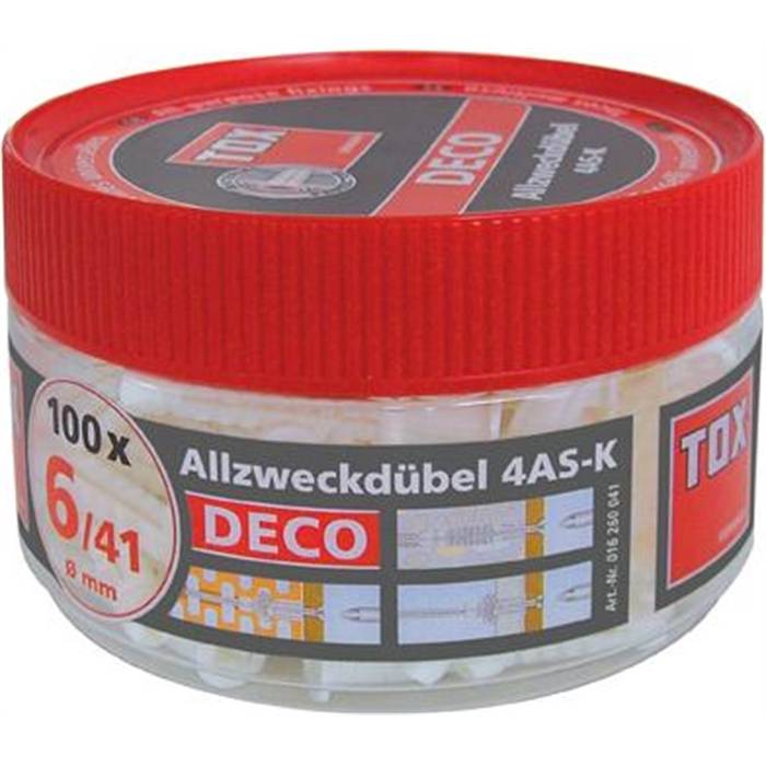 TOX Allzweckdübel Deco 10/66 in Runddose a 47 - Artikel: 4049563001310-2