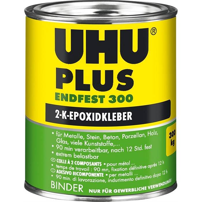 2-KomponentenepoxidkleberPLUS ENDFEST 300 Dose Binder 915g UHU - Artikel: 7899130035-0