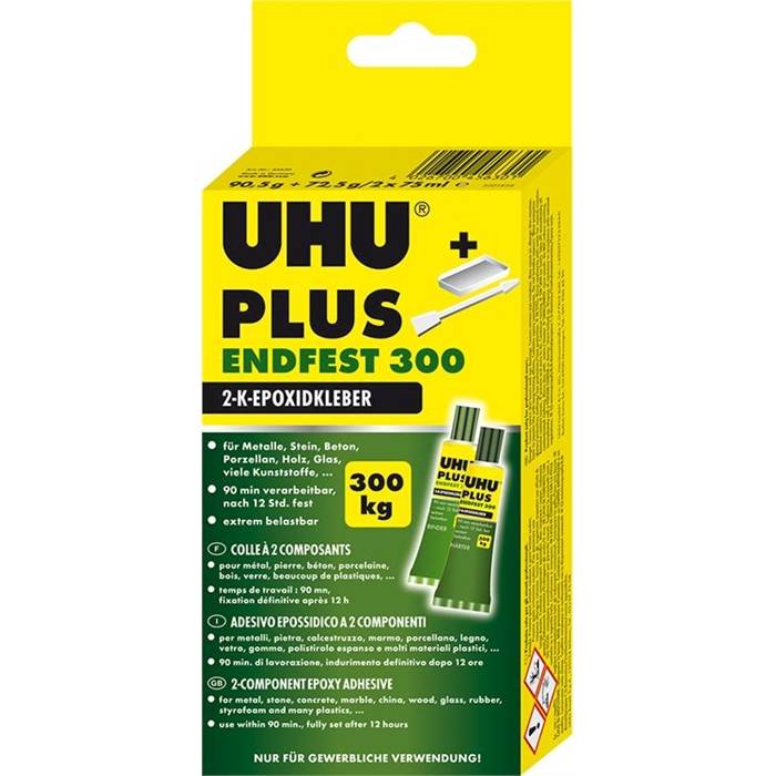 2-KomponentenepoxidkleberPLUS ENDFEST 300 Dose Binder 915g UHU - Artikel: 7899130035-3
