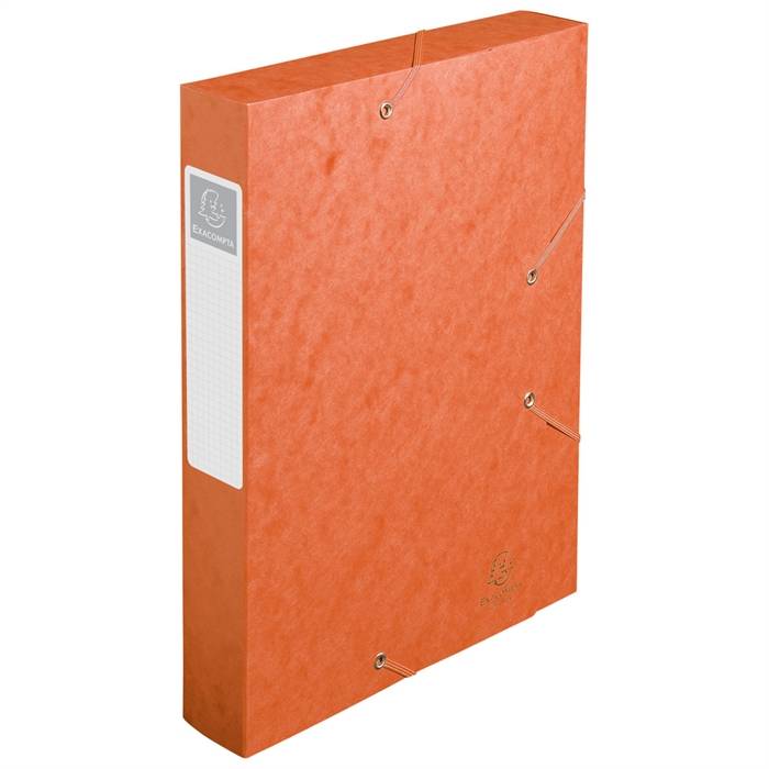 Archivbox Cartobox, flach geliefert Rücken 60mm aus Manilakarton, mit 3 Klappen und Gummizug, 25x33cm für DIN A4-1