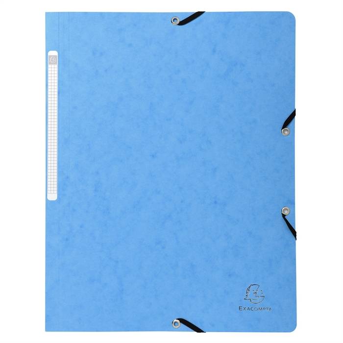 Eckspannmappe Nature Future A4 Manila-Karton 400g hellblau-0