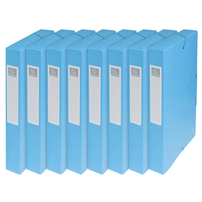 Heftbox Exabox DIN A4 40mm Karton türkis-1