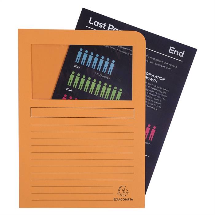 25er Packung Fenstermappe Forever 120g 22x31cm Pastell sortiert-2