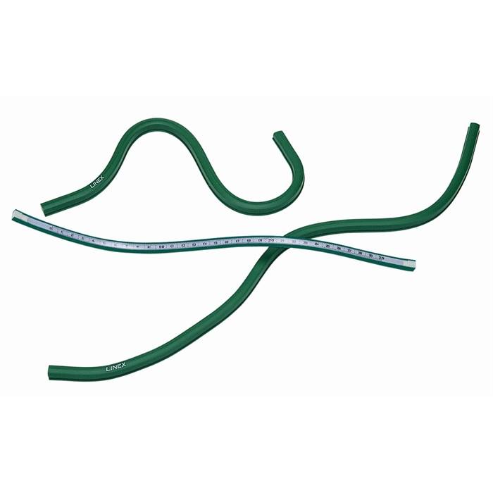 Kurvenlineal FCG50 50cm grün-1