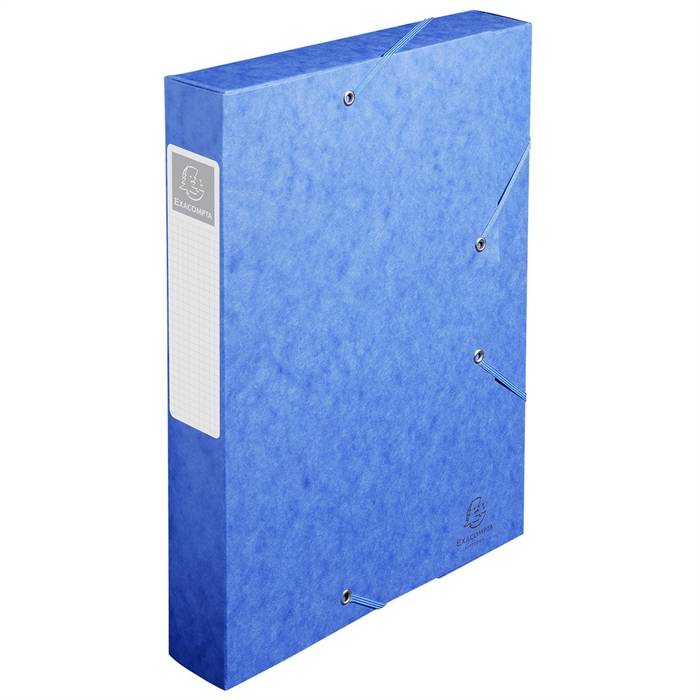 Dokumentenbox A4 Manila Karton blau 60 mm-1