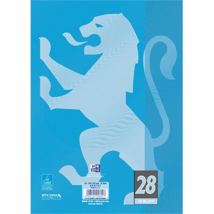 Schulheft Touch A4 Lineatur 28 16 Blatt 90g/qm Optik Paper meerblau-3