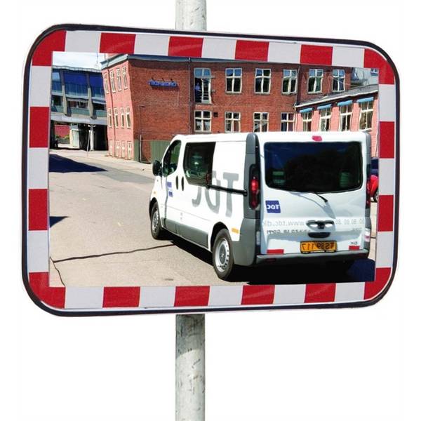 Verkehrsspiegel Standard eckig B800xH600 mm für Innen und Außen - Artikel: 7830106760