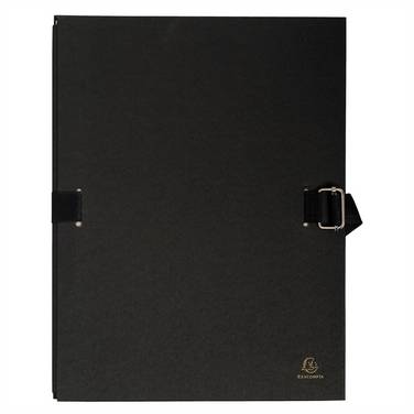 EXACOMPTA Dokumentenmappe, DIN A4, Karton, schwarz