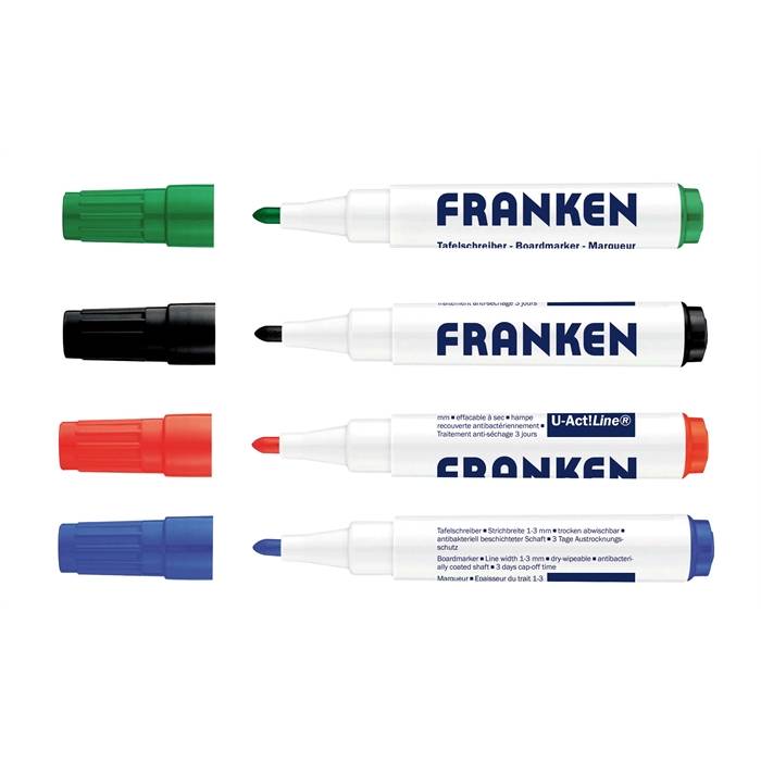 FRANKEN Whiteboard-Marker U-ACT! Line, farbig sortiert-0