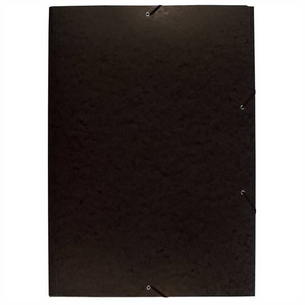 Eckspannmappe A2 Manila-Karton 600g schwarz