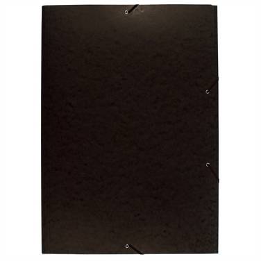 Eckspannmappe A2 Manila-Karton 600g schwarz