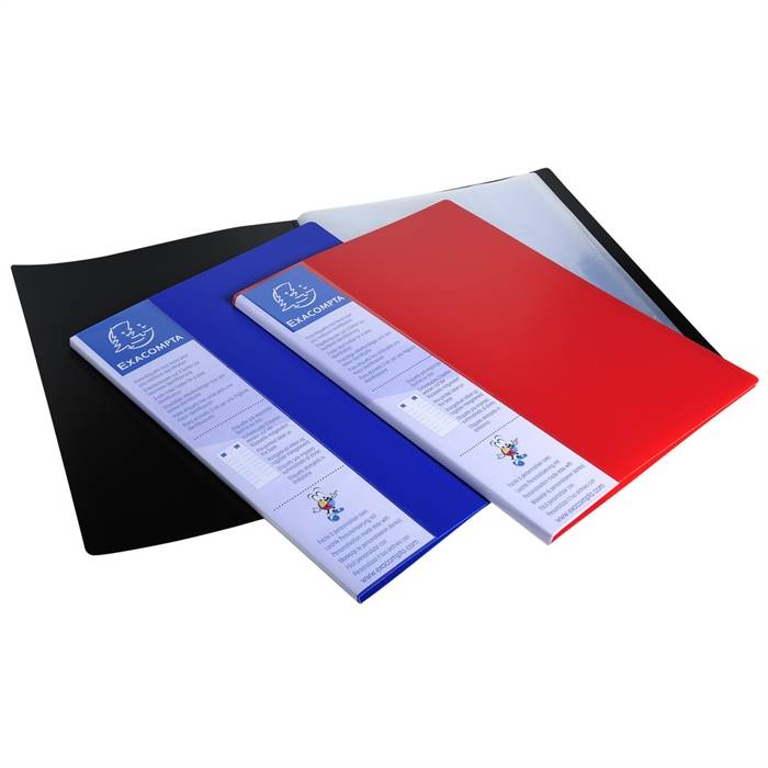 EXACOMPTA Sichtbuch, DIN A4, PP, 30 Hüllen, schwarz (8700381)-2
