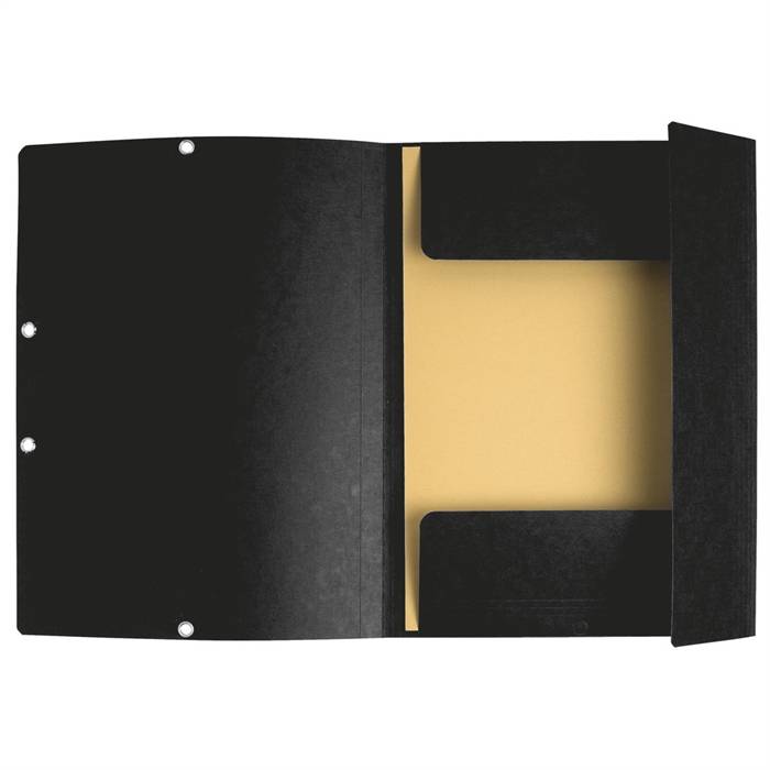Eckspannmappe Nature Future A4 Manila-Karton 355g schwarz-1