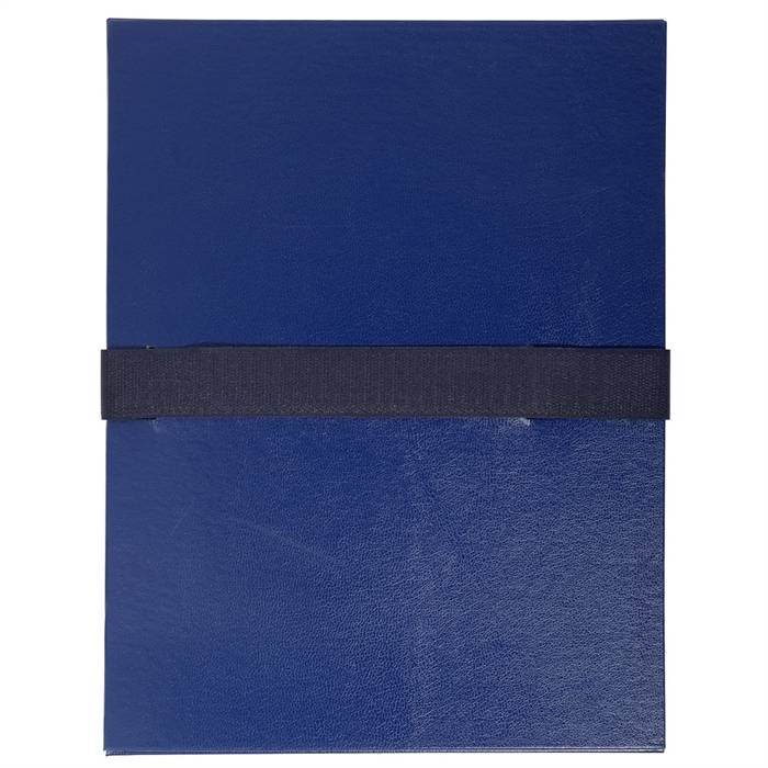 EXACOMPTA Dokumentenmappe mit Klettverschluss, dunkelblau-0