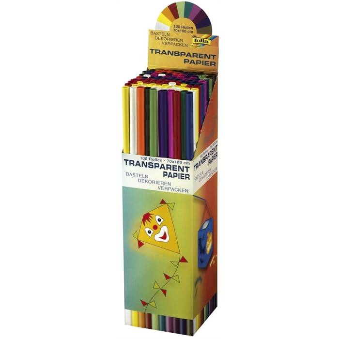 folia Transparentpapier, (B)700 x (L)1,0 m, 42 g/qm, Display (57905442)