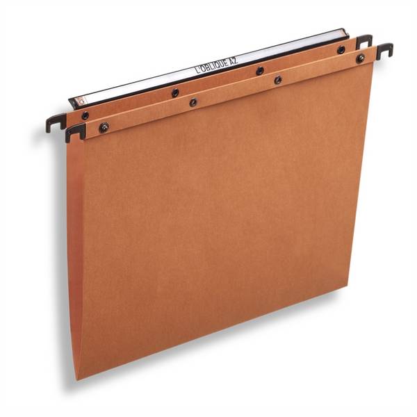 Hängemappe AZO Ultimate A4 240 g/qm Karton V-Boden seitlich offen orange