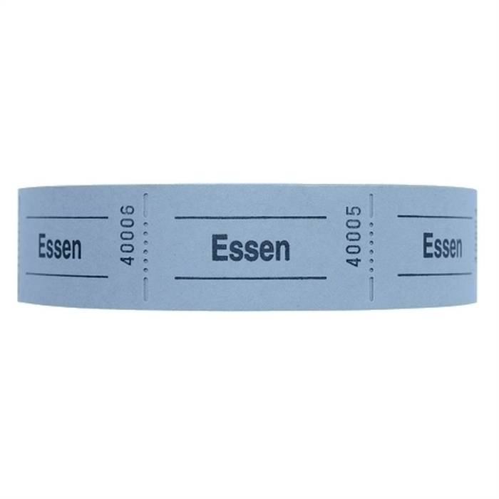Gutscheinrolle -Essen- blau.-0