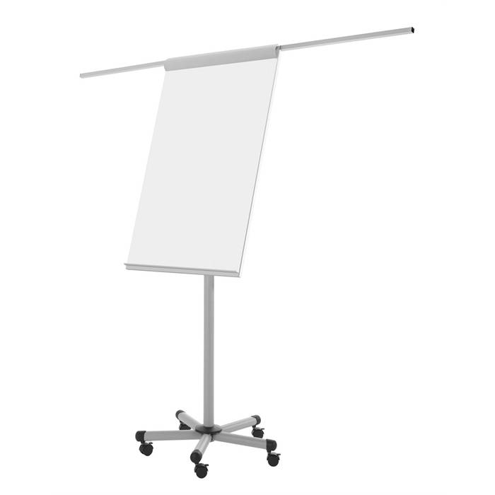 Flipchart ausziehbar magnetisch 70x100 grau-0