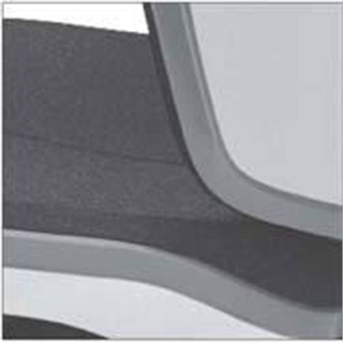 Bimos Arbeitsstuhl grau,ohne Polster Sitzhöhe 450-620 mm mit Gleiter-4