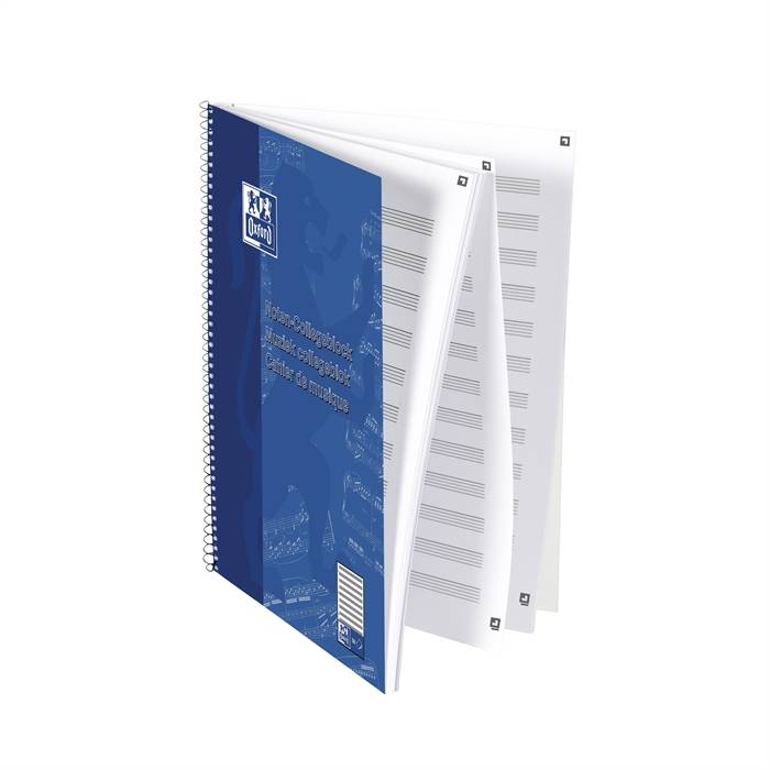 Collegeblock A4+ Notenlineatur 14 (ohne Hilfslinien) 50 Blatt-2
