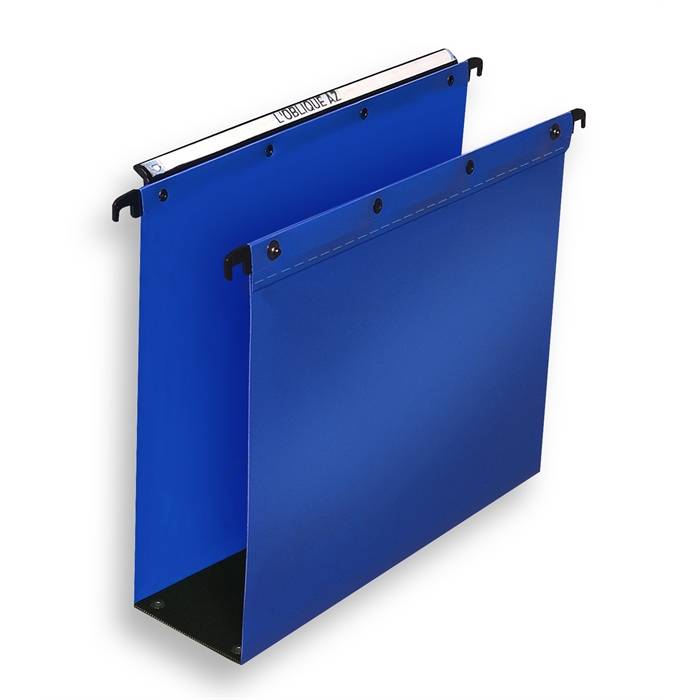 Hängesammler Polypro Ultimate A4 PP 0,5mm 80mm Bodenbreite blau-0