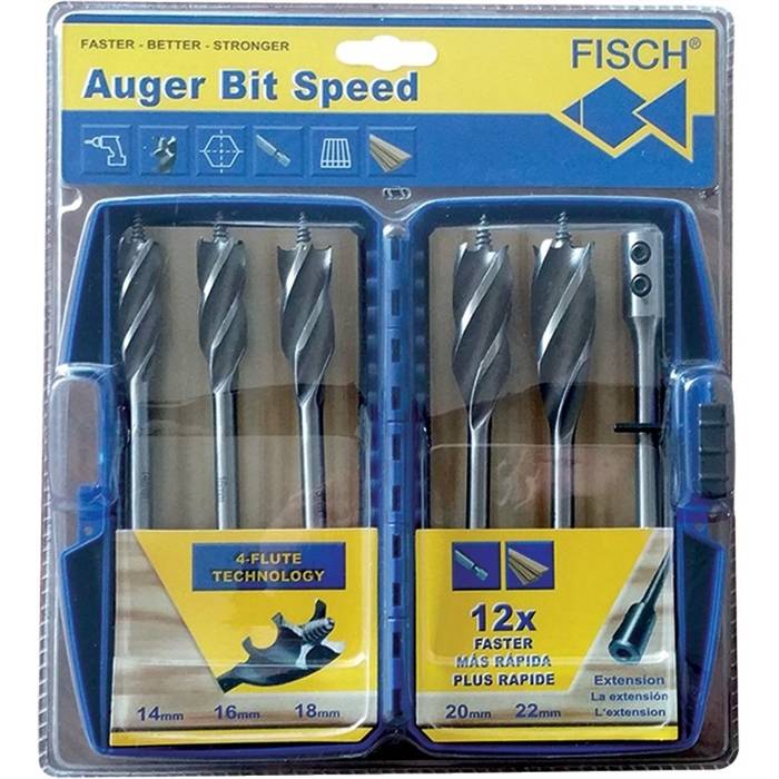 Schlangenbo.Bit-Satz150mm14-16-18-20-22+Verl.Fisch-0