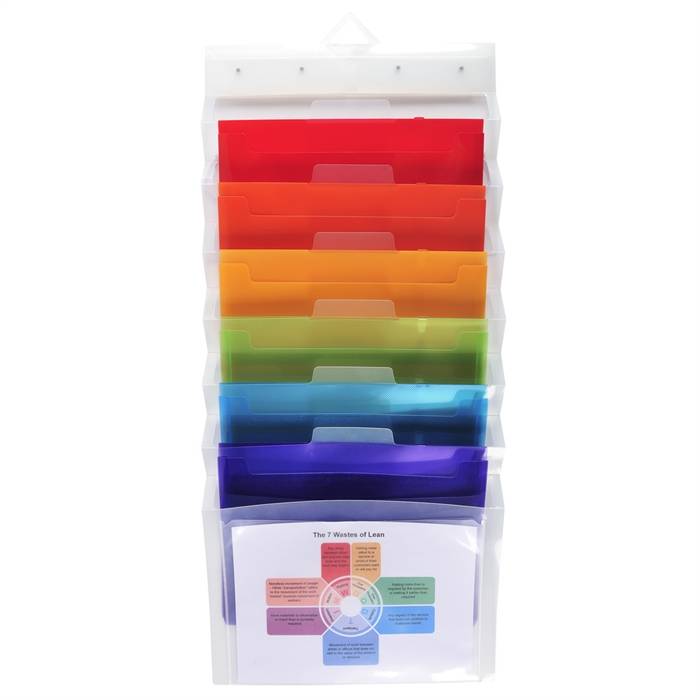 Fächermappe zum Aufhängen Crystal mit 6 Fächern DIN A4.-3