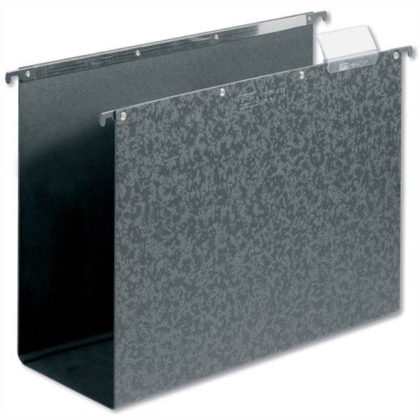 ELBA Hängesammler ""vertic"" aus Hartpappe 1,8 mm, schwarz 80 mm, für ca. 380 DIN A4-Blätter