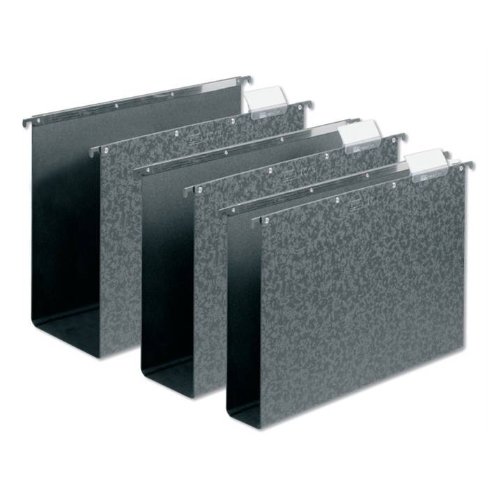 ELBA Hängesammler ""vertic"" aus Hartpappe 1,8 mm, schwarz 80 mm, für ca. 380 DIN A4-Blätter-1