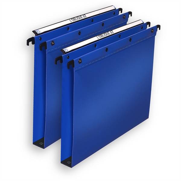 Hängesammler Polypro Ultimate A4 PP 0,5mm 30mm Bodenbreite blau