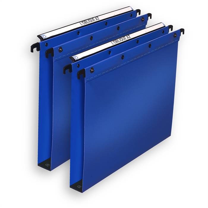 Hängesammler Polypro Ultimate A4 PP 0,5mm 30mm Bodenbreite blau-0