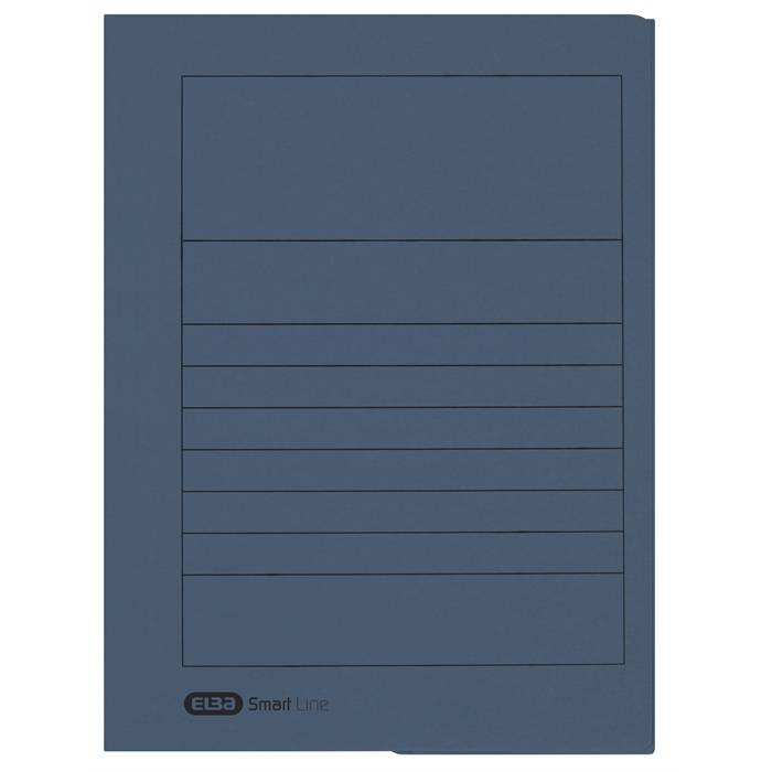 Aktenmappe Karton blau