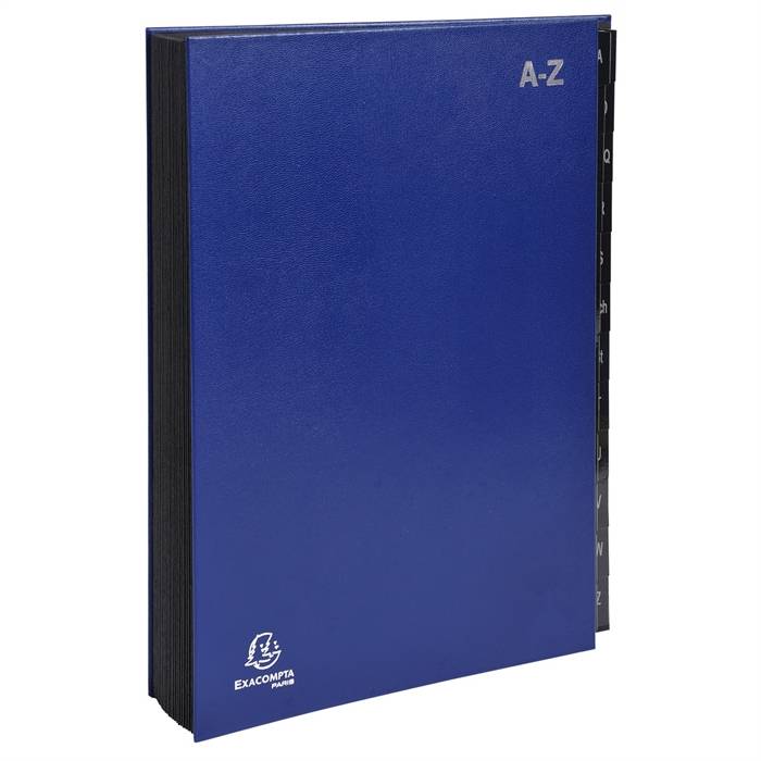 EXACOMPTA Pultordner, DIN A4, A-Z, 24 Fächer, blau (8701763)-1