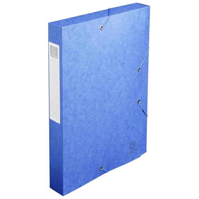 Dokumentenbox A4 Manila Karton blau 40 mm-1