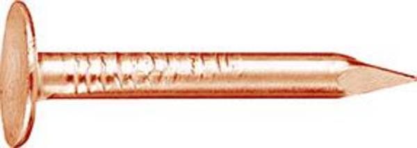 Dachpappstift Kupfer 2,5x 25 a 2,5kg, 5 KG