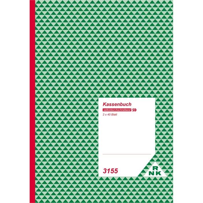 Kassenbuch A4 2x40 Blatt selbstdurchschreibend-0