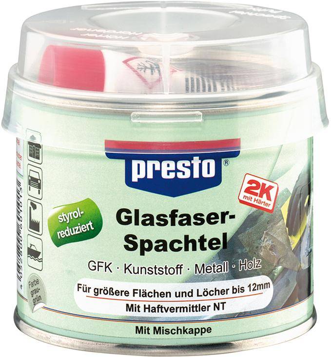 presto Glasfaserspachtel 250 g - Artikel: 4052800601013