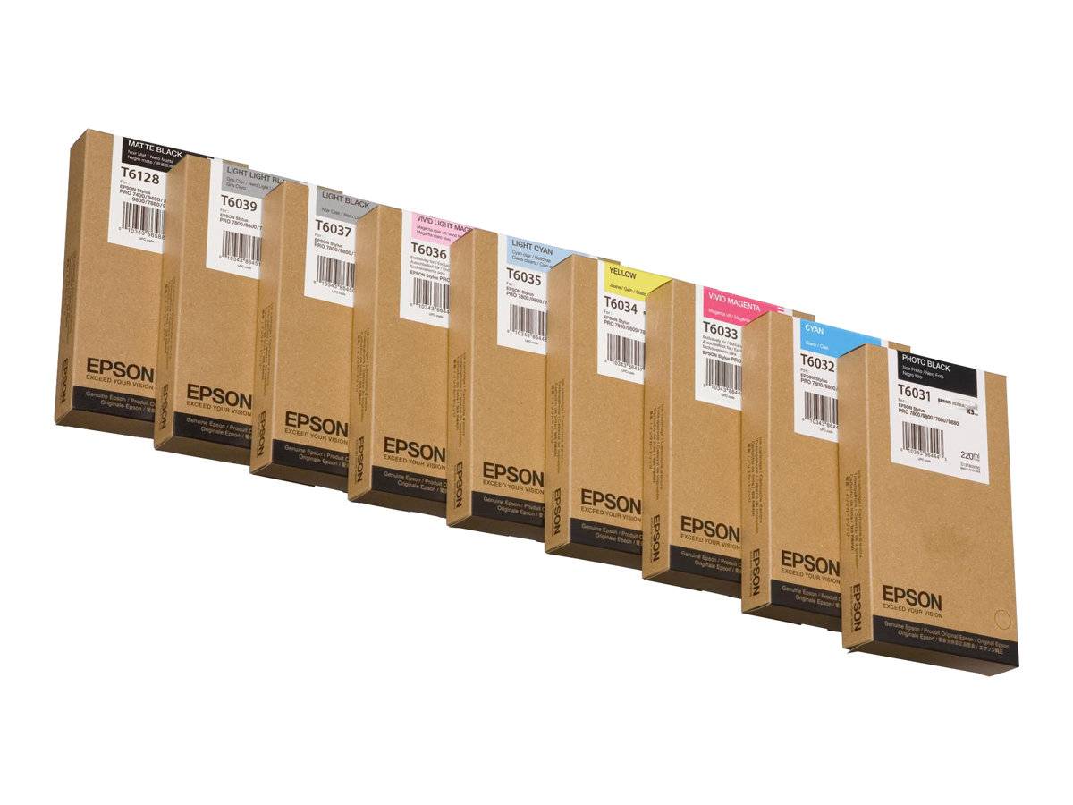 Epson T6034 - 220 ml - Gelb - Original - Tintenpatrone - für Stylus Pro 7800, Pro 7880, Pro 9800, Pro 9880-0
