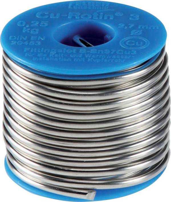 Fittingslot Cu-Rotin3 S-Sn97Cu3 250 g