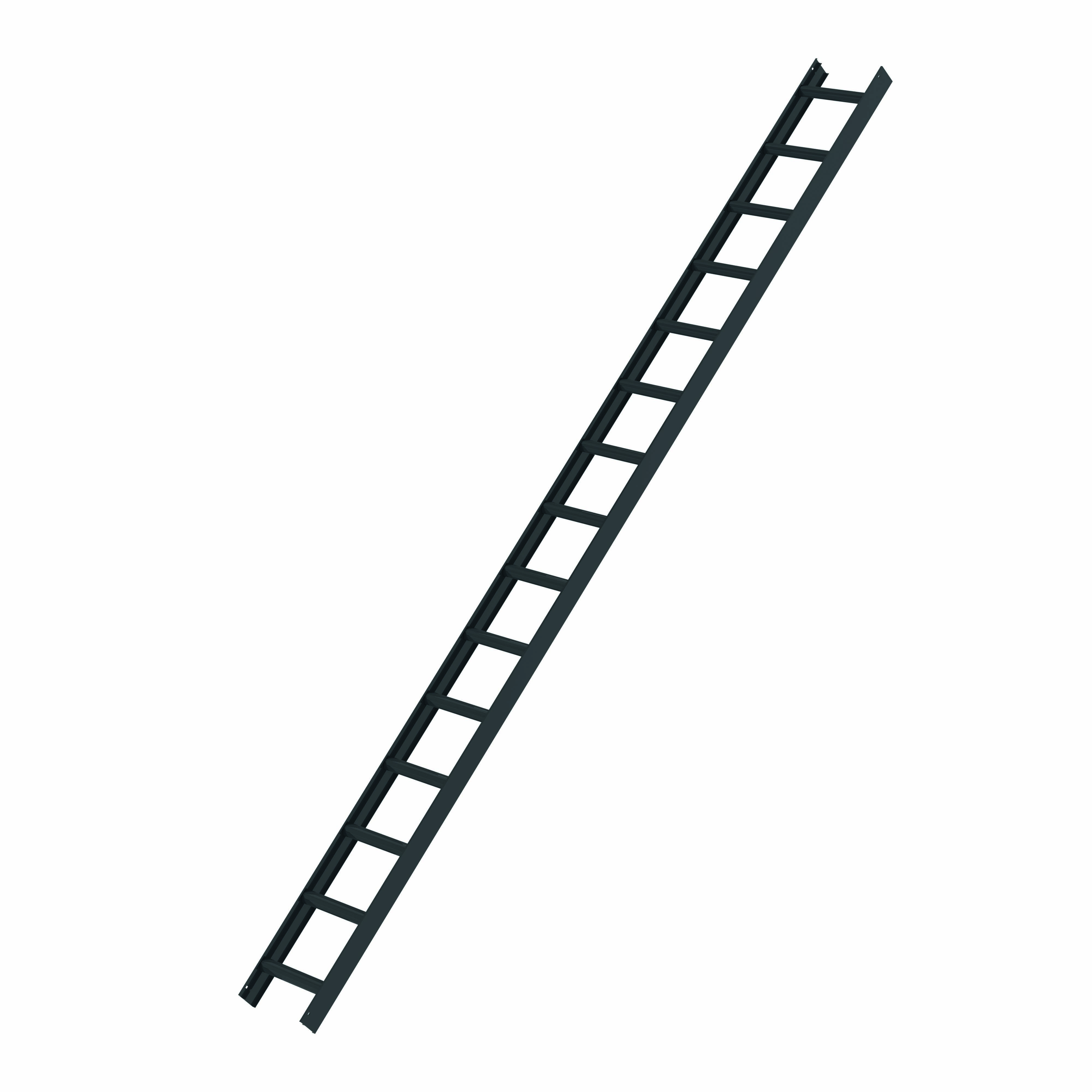 Dachleiter, 15 Sprossen, Anthrazit-grau-0