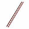 Dachleiter, 15 Sprossen, Rotbraun