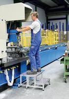 MUNK Günzburger Steigtechnik 50411 Aluminium Treppe Erweiterunsmodul Arbeitshöhe (max.): 2.4 m Silber 3.5 kg-2