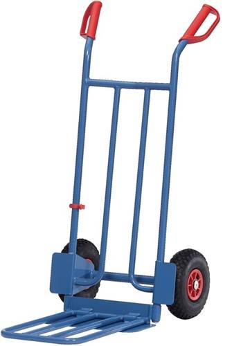 Sackkarre Schaufel-L150/500xB400/330mm H.1150mm Trgf.250 kg Luft-Bereifung blau-0